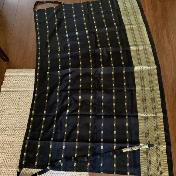 NEW Ying Thai Silk Long Wrap Skirt, OS - Picture 4 of 5